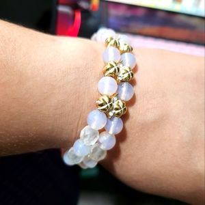 Rare Vintage Monet double layer bracelet